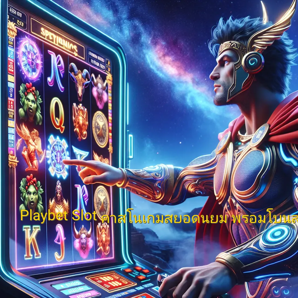 Playbet Slot: คาสิโนเกมส์ยอดนิยม พร้อมโบนัสสุดคุ้ม