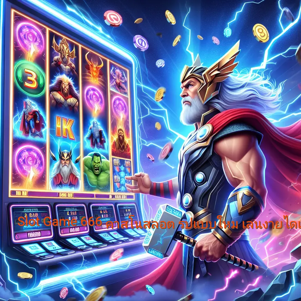 Slot Game 666: คาสิโนสล็อต รูปแบบใหม่ เล่นง่ายได้เงินไว