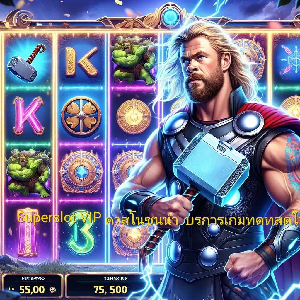 Superslot VIP คาสิโนชั้นนำ บริการเกมที่ดีที่สุดในไทย