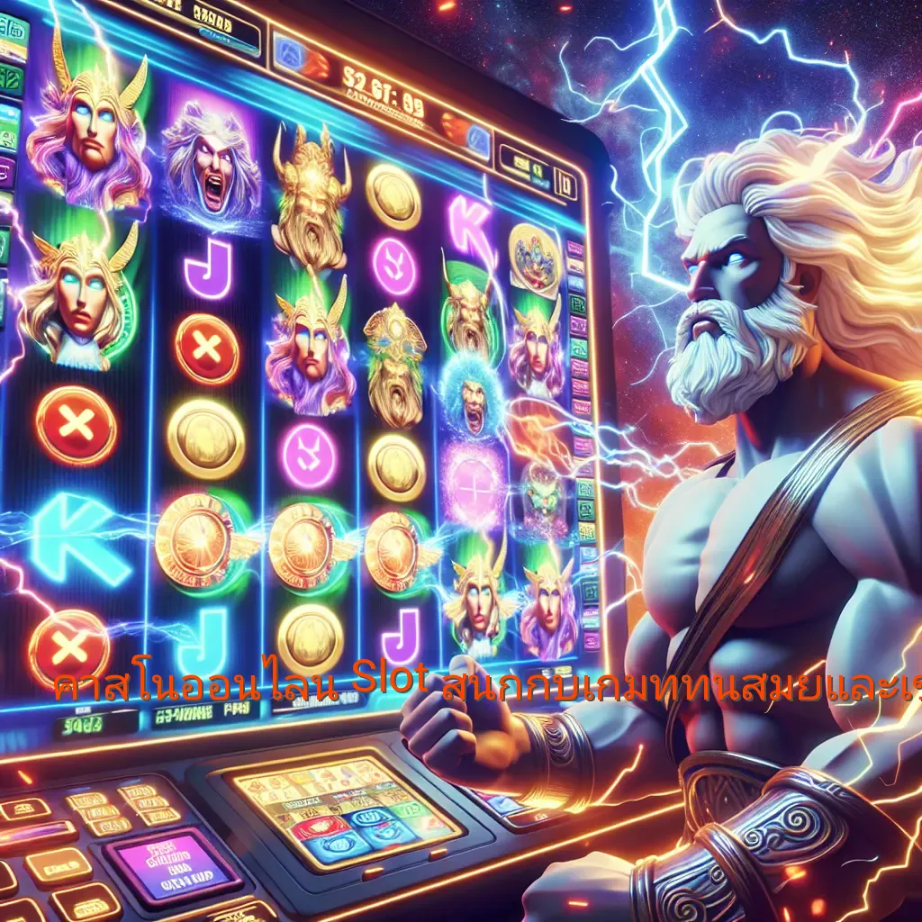 คาสิโนออนไลน์ Slot: สนุกกับเกมที่ทันสมัยและเข้าใจง่าย