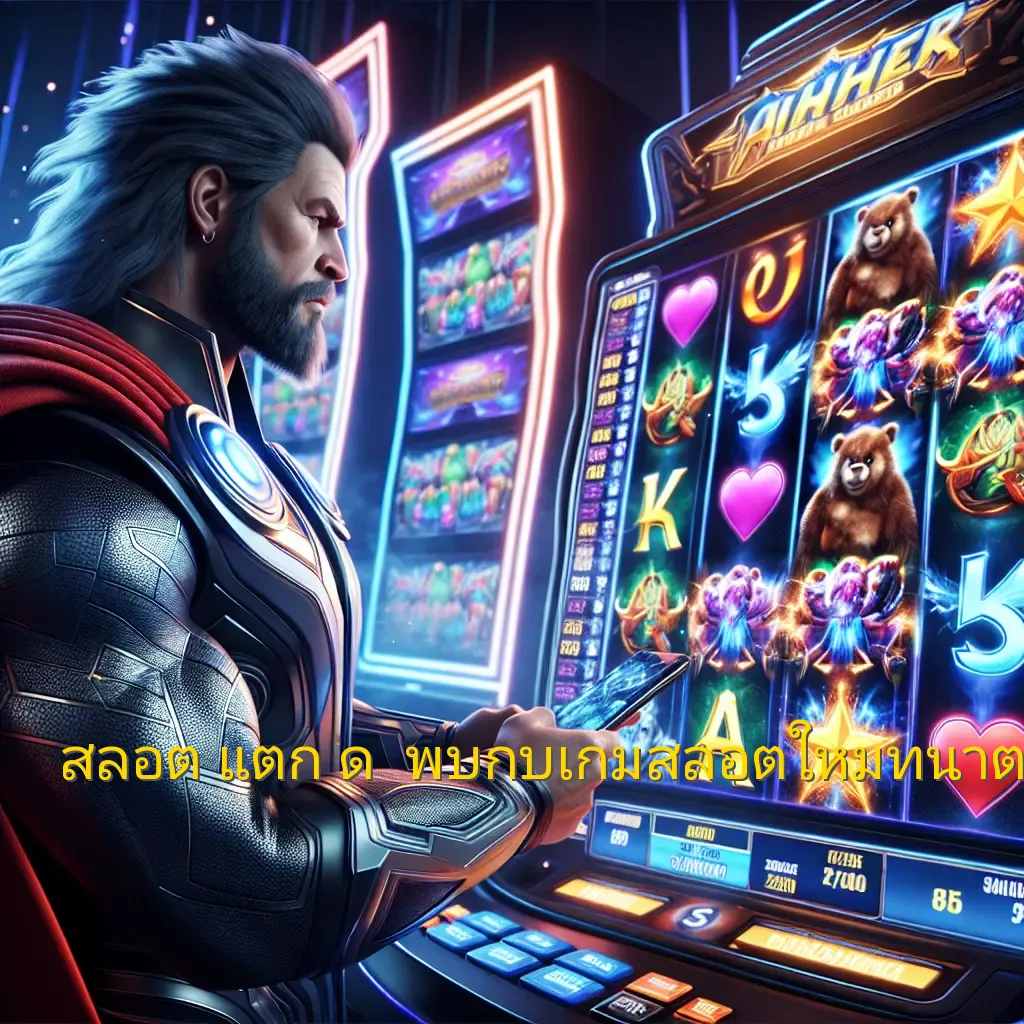 สล็อต แตก ดี – พบกับเกมสล็อตใหม่ที่น่าตื่นเต้นที่สุด 